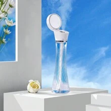 Mota Usb充電加濕器,化妝鏡和滋潤蒸氣,為乾燥肌膚打造禮物 - 藍色 - 查看 11