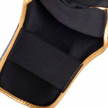 1 Pair Camouflage & Golden Color Professional Extra Thick Boxing & Muay Thai Shin Guards With Foot Protection For Free Fighting And Combat Training For Teens, Mma, Thai Kickboxing, Karate, Taekwondo, Sanda, Training - Gold - View 5