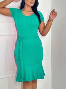 Women Dresses - Azul Cadete - Ver 2