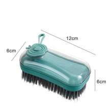 Multi-Function Automatic Liquid Cleaning Brush For Shoes And Clothes With Soft Bristles, Home Cleaning Tool - Green - View 7