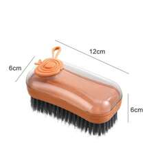 Multi-Function Automatic Liquid Cleaning Brush For Shoes And Clothes With Soft Bristles, Home Cleaning Tool - Green - View 6