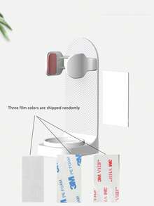 2pcs ABS Wall Mounted Toothbrush Storage Rack, White Electric Toothbrush Holder For Bathroom - White - View 7