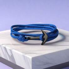 1 Miếng Đúng mốt Thủ công Nhiều lớp Dây nylon Mỏ neo & Da Vòng tay , Không giới tính Đồ trang sức - mỏ neo - Xem 19