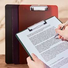 1pc Vintage Purple Padfolio, A4 Folder For Documents, Meeting Notebook - Vintage Purple - View 2