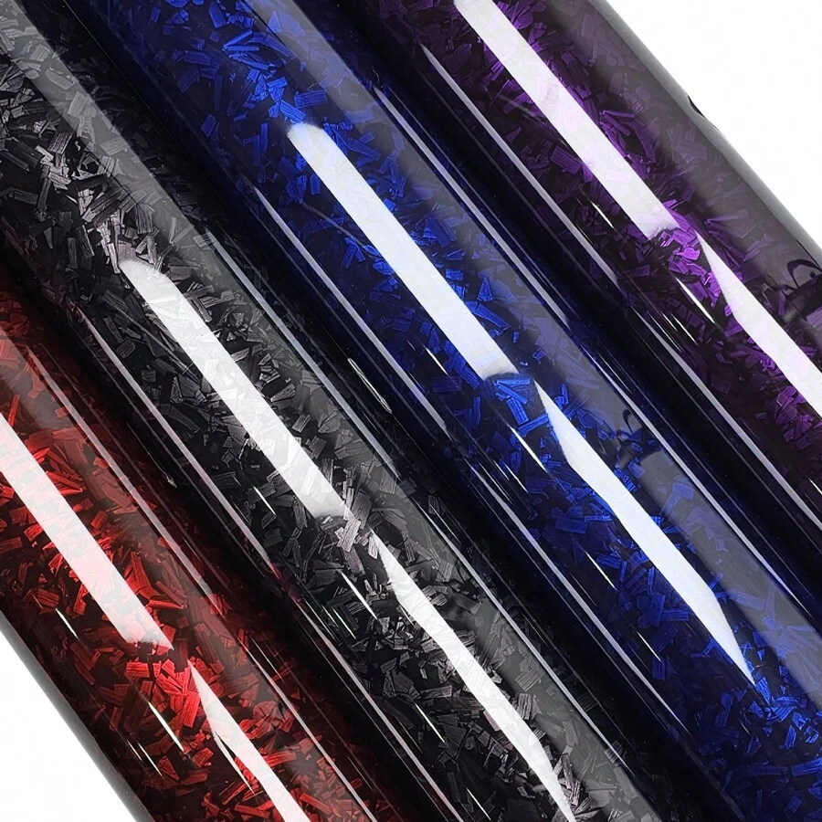 Vinilo De Fibra De Carbono Forjado Morado - Morado - Ver 1