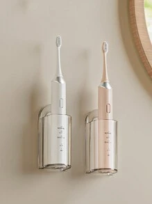 1 pièce Support mural pour brosse à dents électrique et manuelle, organisateur de rangement pour salle de bain, décoration de salle de bain, décoration d'automne, retour à l'école