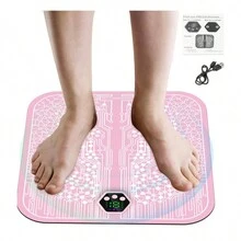 Tapete masajeador para los pies, electrico estimulador muscular portatil - Rosa - Ver 3