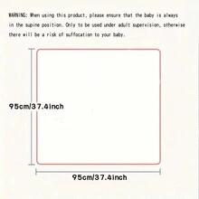 1pc 6-Layer Cartoon Baby Bath Towel/Blanket, Unisex Design For 0-2 Years Old, High Absorbent, Soft, Skin-Friendly And Suitable For All Seasons, Versatile For Bathroom Use, Sleep, Outing And Different Purposes - Avocado - View 2