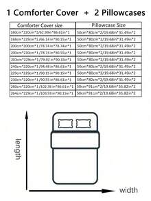 3入組海豚海灘印花被單套裝,適用於臥室、客房（1*被單套 + 2*枕套,不含芯） - 彩色 - 查看 3