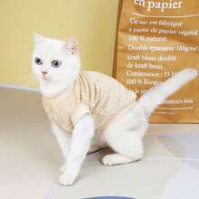 Roupas grossas cáqui de 2 pernas para cães pequenos como poodle, teddy e bichon frisé no outono/inverno