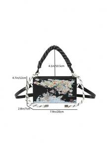 2024 新款時尚女式腋下斜背包搭配鏈條肩帶,設計獨特,