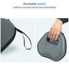 1PC Cloth Cover Portable Headphone Case For Air-Pods Max Earphone Hard Carrying Storage Bag Protective Cover - Cloth-black - View 6
