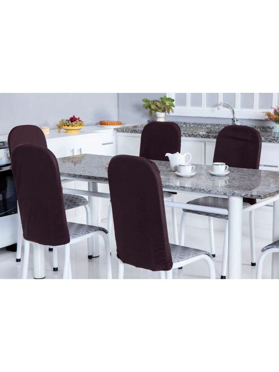 Kitchen Chair Covers - 鏽棕色 - 查看 1