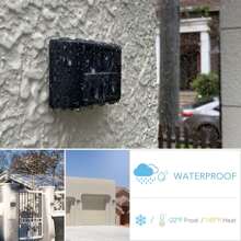 10LED Beads Solar Up Down Lights Outdoor Waterproof, Modern Nordic Sconce Illuminate Outside Sunlight Sensor Lamp, Black Exterior Light Fixture Wall Mount For House Garden Porch(Warm Light,1pc) Fall Decor House Decor Outdoor Decor