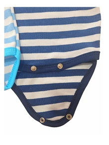 Baby Boys Bodysuits - 藍色 - 查看 4