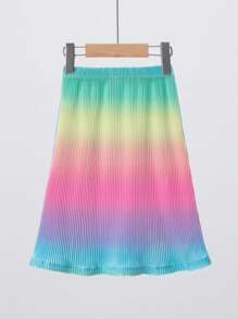 Trẻ Cô gái Mùa hè Bóng Váy chữ A - Nhiều màu - Xem 2