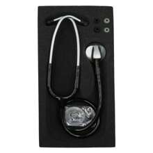 ESTETOSCOPIO CARDIO 1 PRO - 5764 MEDIMETRICS - Blanco y Negro - Ver 2