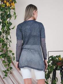 Women Coats - 藍色 - 查看 5