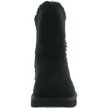 UGG Womens Suede Wool Blend Winter & Snow Boots - Black - View 3