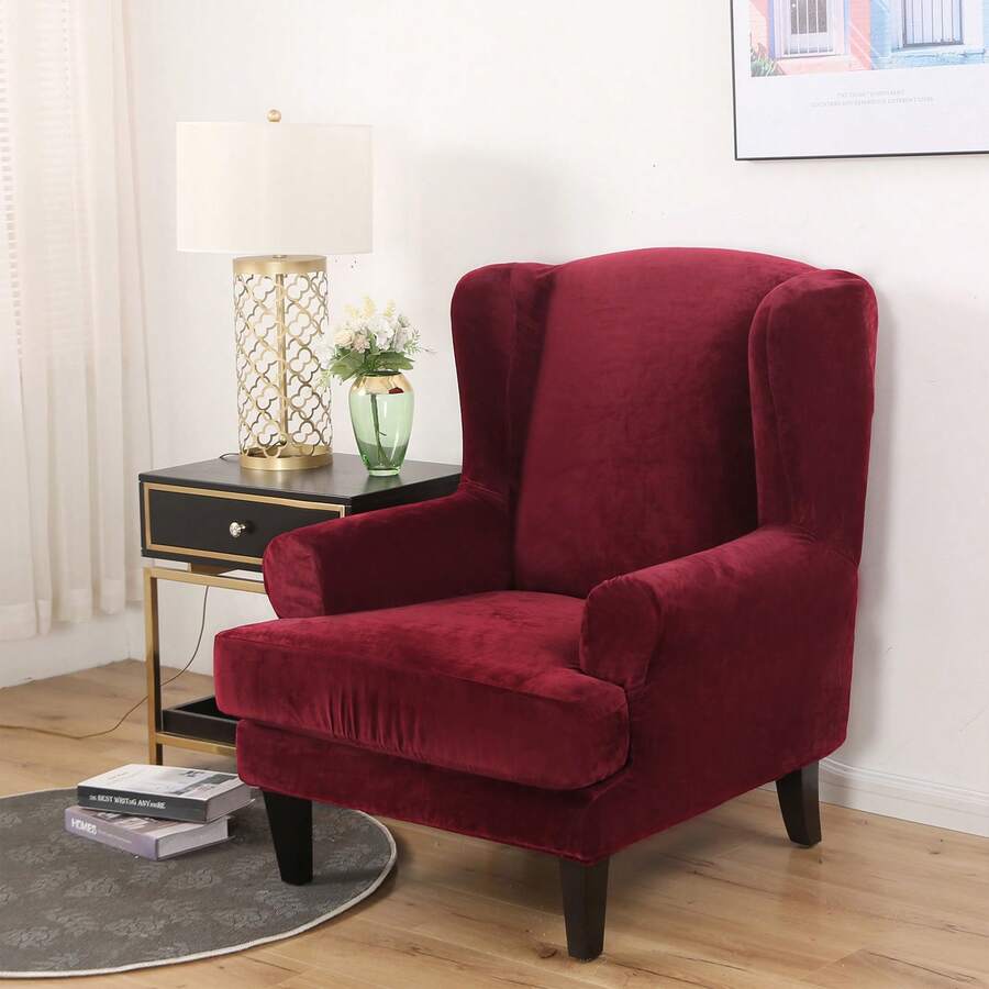 Sofa Covers - Burgundy - View 1