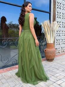 Women Dresses - Verde Oliva - Ver 2