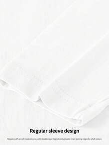 Của phụ nữ  chạy Áo Tay áo dài Màu thuần Vòng cổ Áo sơ mi Giải trí Điền kinh Thoáng khí Thoải mái Đáy Khỏe mạnh Tập thể dục Yoga Quần áo Của phụ nữ Quần áo - trắng - Xem 3