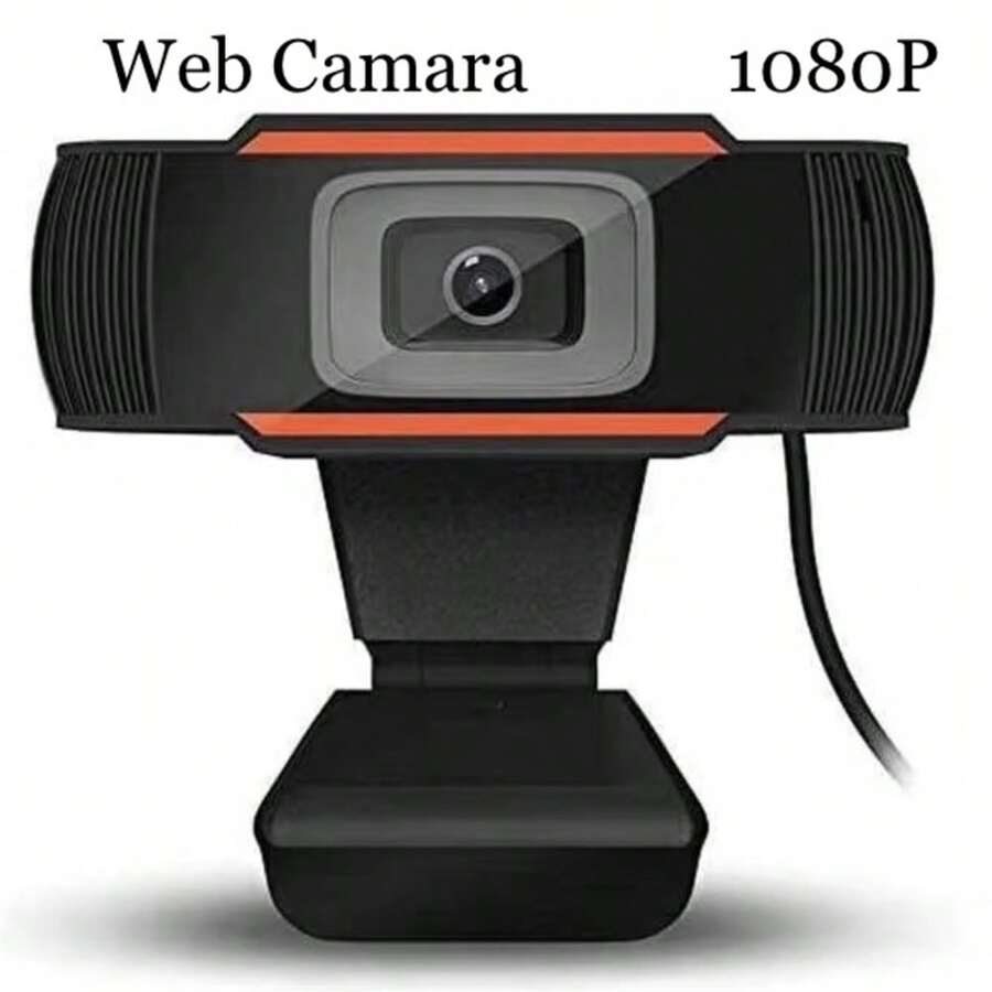 Web Cam Camara Web Hd 1080P USB PC Cámara para Computadora Micrófono USB / 3.5