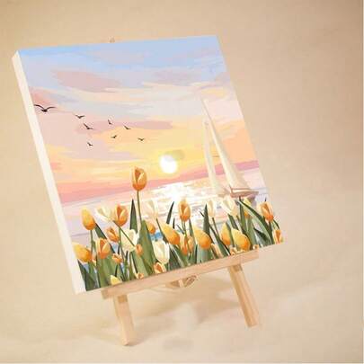 Adult Digital Oil Painting, Acrylic Paint, Easy Adult Digital Oil Painting, Suitable For Beginners, DIY Digital Oil Painting, Can Be Used As Gifts Or Home Wall Decor, Size: 20 Inches Wide X 20 Inches Long / 30 Inches Wide X 30 Inches Long