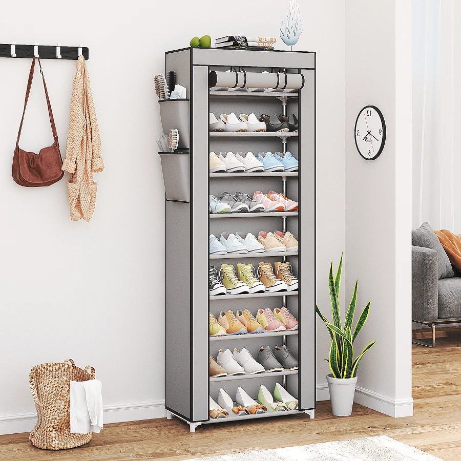 Multi-Functional Shoe Rack With Multiple Layers For Storage, Made Of Pp ...
