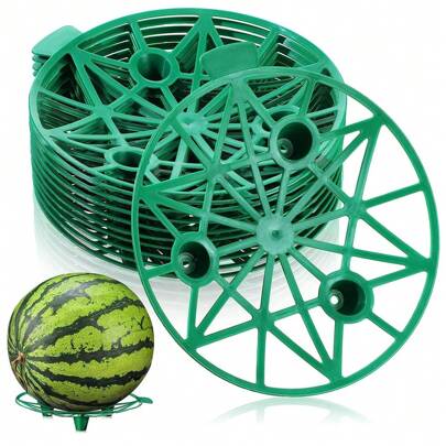 5Pcs Watermelon Stand Round Vegetables Pumpkin Support Basket Melon Cradle Tray For 2024 Spring Home Garden Supplies