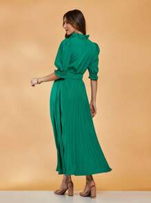 Women Dresses - màu xanh lá - Xem 5