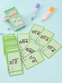 1set Of 36pcs Waterproof Cardboard Early Education Flashcards Teaching Tool - Multicolor - View 2