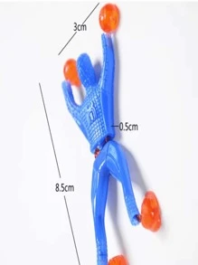 10/20/30pcs Wall Climbing Man/Wall Spider Sticky Toy That Can Flip And Stick To The Wall As A Stress Relief Toy And For Daily Play (Random Color)