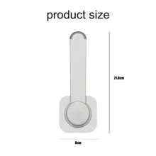 1pc Baby Toilet Seat Lock, Child-Proof Toilet Lid Lock For Children, Infant, Dogs And Cats - White - View 2