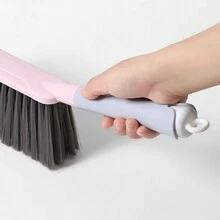 1pc Household Large Soft Bristle Cleaning Brush With Plastic Long Handle, Creative Sofa Cleaning Tool For Home Use - Multicolor - View 7