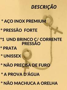 Men's Earrings - Silver - View 3