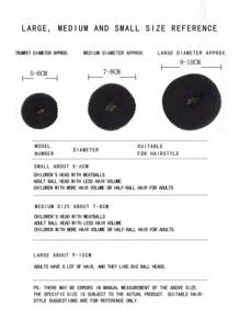 4 dụng cụ tạo búi tóc tết, dụng cụ tạo búi tóc hình bánh donut, dụng cụ tạo búi tóc hình vòng, 2 dụng cụ tạo búi tóc hình bánh donut cỡ vừa cho tóc ngắn và mỏng, dụng cụ tạo kiểu tóc, phụ kiện tóc - Cà phê nâu - Xem 3