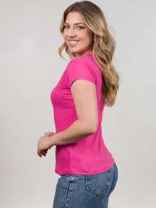 Women T-Shirts - 綠色 - 查看 5