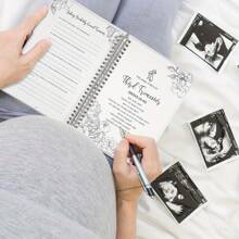 82 Sheets Pregnancy Journal, Pregnancy Book Memory Book For Expecting First Time Moms & Experienced Moms With Sonogram Photo Frame, Mom Book Diary For Gift, Through Third Trimester Milestone Tracker, Baby Album, Ultrasound Pictures, Pregnancy Album Commemoration, Pregnancy Planner With Gift Box For Gift