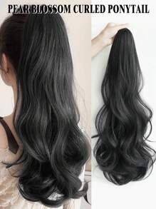 Ponytail Extension Claw 18" Curly Wavy Clip In Hairpiece One Piece A Jaw Long Pony Tails For Women
