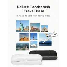 Fairywill 2 Packs Electric Toothbrush For Adult, Dual Sonic Toothbrushs Kit With 2 Travel Case 5 Modes Rechargeable Smart Timer IPX7 Waterproof, Black And White