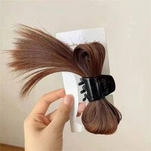 1 件装合成接发夹，爪式马尾夹，适合女士休闲、发饰、发爪、爪夹、发夹、发夹 - 彩色 - 查看 8