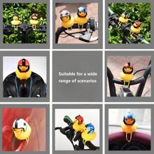 Electric Bike Accessory-Black Rubber Duck - Black - View 8