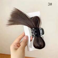 1 件装合成接发夹，爪式马尾夹，适合女士休闲、发饰、发爪、爪夹、发夹、发夹 - 彩色 - 查看 11