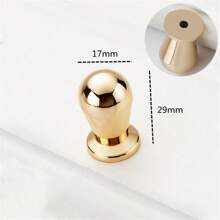 1 Pc / 2 Pcs Of Zinc Alloy Modern Minimalist Black Imitation Gold Handle Drawer, Bedside Table, Storage Cabinet, Wardrobe, Cabinet Door Handle