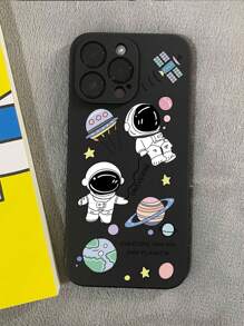 1 件卡通宇航员软保护手机壳适用于 16/16 Plus/16 Pro/16 Pro Max/15/15 Plus/15 Pro/15 Pro Max/14 Pro Max/14 Pro/14 Plus/14/13Pro Max/13pro/13/13mini/SE3/7/8/SE2/12 Pro Max/12 Pro/12/12 Mini/11 Pro Max/11 Pro/11/XR/XS Max/X/XS/7p/8p、Redmi 9T/Note 9T/10/N 防水防震防摔防刮 - 黑色 - 查看 3