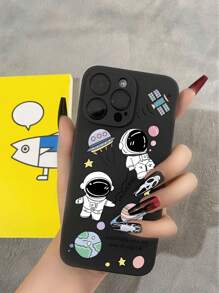 1 件卡通宇航员软保护手机壳适用于 16/16 Plus/16 Pro/16 Pro Max/15/15 Plus/15 Pro/15 Pro Max/14 Pro Max/14 Pro/14 Plus/14/13Pro Max/13pro/13/13mini/SE3/7/8/SE2/12 Pro Max/12 Pro/12/12 Mini/11 Pro Max/11 Pro/11/XR/XS Max/X/XS/7p/8p、Redmi 9T/Note 9T/10/N 防水防震防摔防刮 - 黑色 - 查看 4