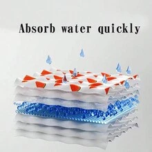 1pc 6-Layer Cartoon Baby Bath Towel/Blanket, Unisex Design For 0-2 Years Old, High Absorbent, Soft, Skin-Friendly And Suitable For All Seasons, Versatile For Bathroom Use, Sleep, Outing And Different Purposes - Avocado - View 3