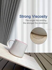 70pcs Acrylic Double-Sided Adhesive Round Glue Seamless Scotch Tape No Trace Household Paste Decoration Waterproof Strongly Fixe For DIY Scrapbooking Craft - Clear - View 4