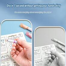 Popular Handwriting Pens For Scrolling, Bullet Journaling, Highlighting, Wave Marking, Marking Notes, Drawing Borders, Dual-Line Markers, And Roller Pens. - Color #4 - View 4